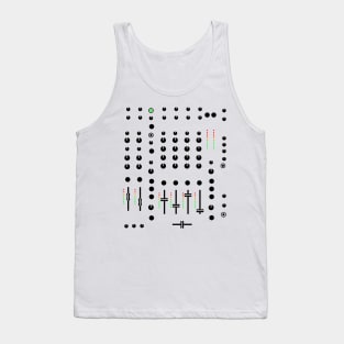 DJ's Mixing Decks Tank Top